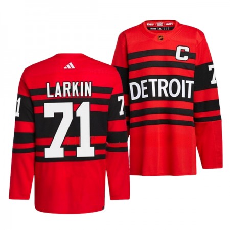 Dresovi Detroit Red Wings Dylan Larkin 71 Adidas 2022-23 Reverse Retro 2.0 Crvena Authentic - Muške Dresovi Detroit Red Wings Dylan Larkin 71 Adidas 2022-23 Reverse Retro 2.0 Crvena Authentic - Muške